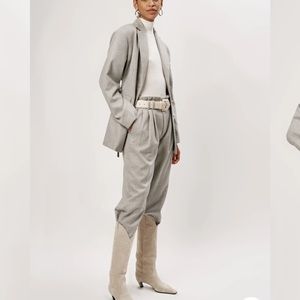 Ronny Kobo Sama Notched Twill Blazer NWT  XS/S